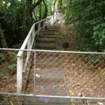 Makererua St steps Makererua St steps closed for repairs