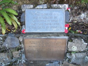 Ngaio War memorial, April 2012